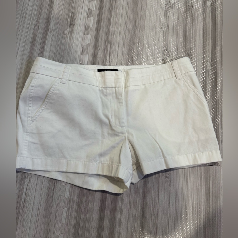 J. Crew White Chino Shorts 2.5in Inseam